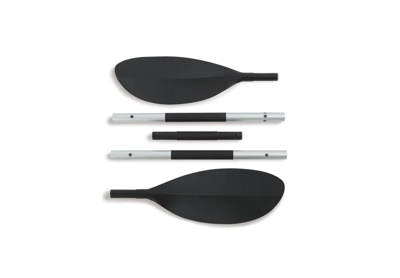 Intex Kajakpeddel 218 cm aluminium zwart/zilver