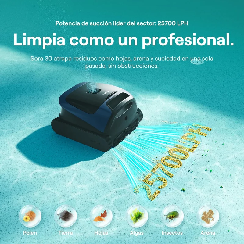 Beatbot Sora P3 Robot limpiafondos sin cable para piscina