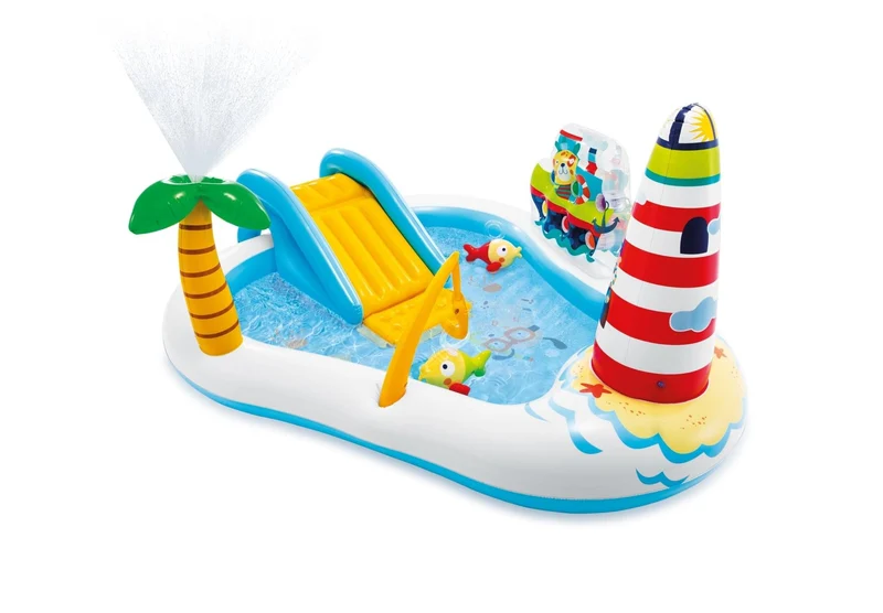 Intex Zeeparadijs bad met accessoires 218cm x 188cm x 99cm