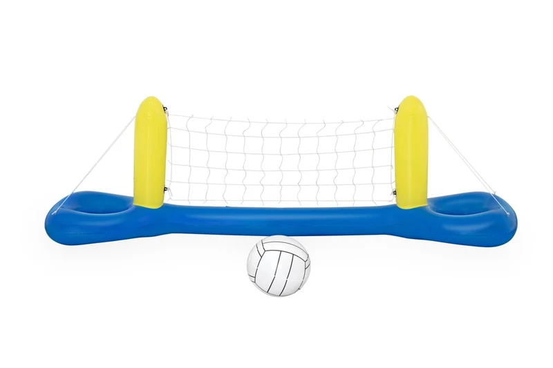 Bestway Opblaasbaar Volleybalspel Blauw 244cm