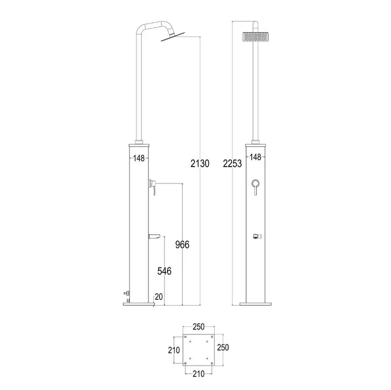 Chuveiro Solar Sined DINO 26L