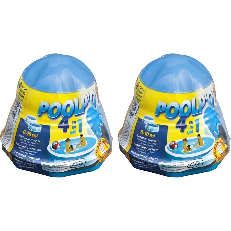 Gre – POOLP’O dosificador flotante 0–10 m³ 250 g pack 2 para piscina