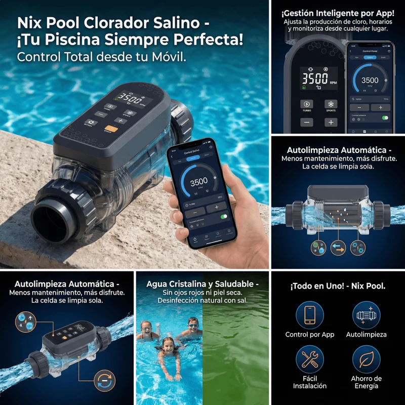 Nix Pool - Clorador Salino LC Wifi