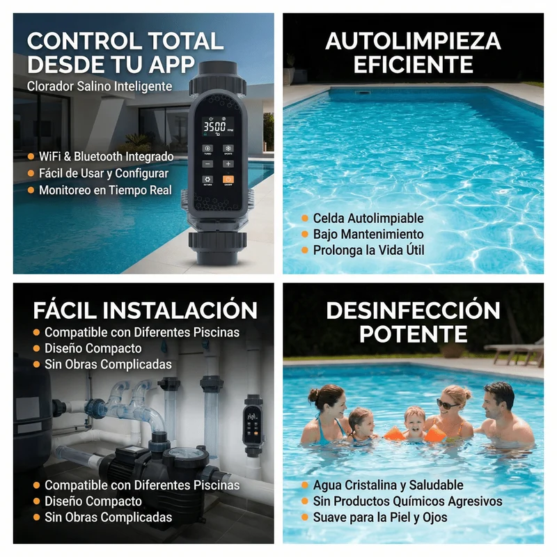 Nix Pool - Clorador Salino LC Wifi