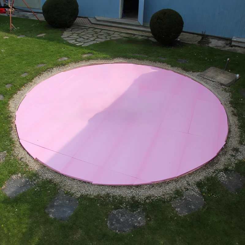 Bodem Isolatie set voor een ovaal zwembad 871 cm x 400 cm