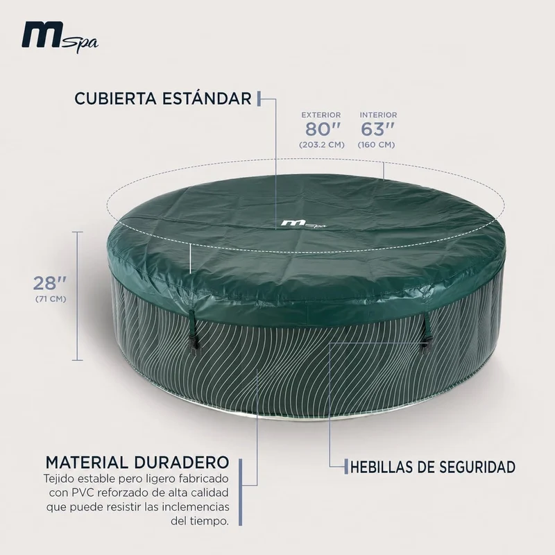 MSpa – Spa hinchable circular Meteor 4–6 personas
