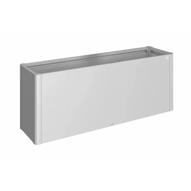 Biohort – Belvedere sistema elevado de cajas de cultivo de metal Plata metálica