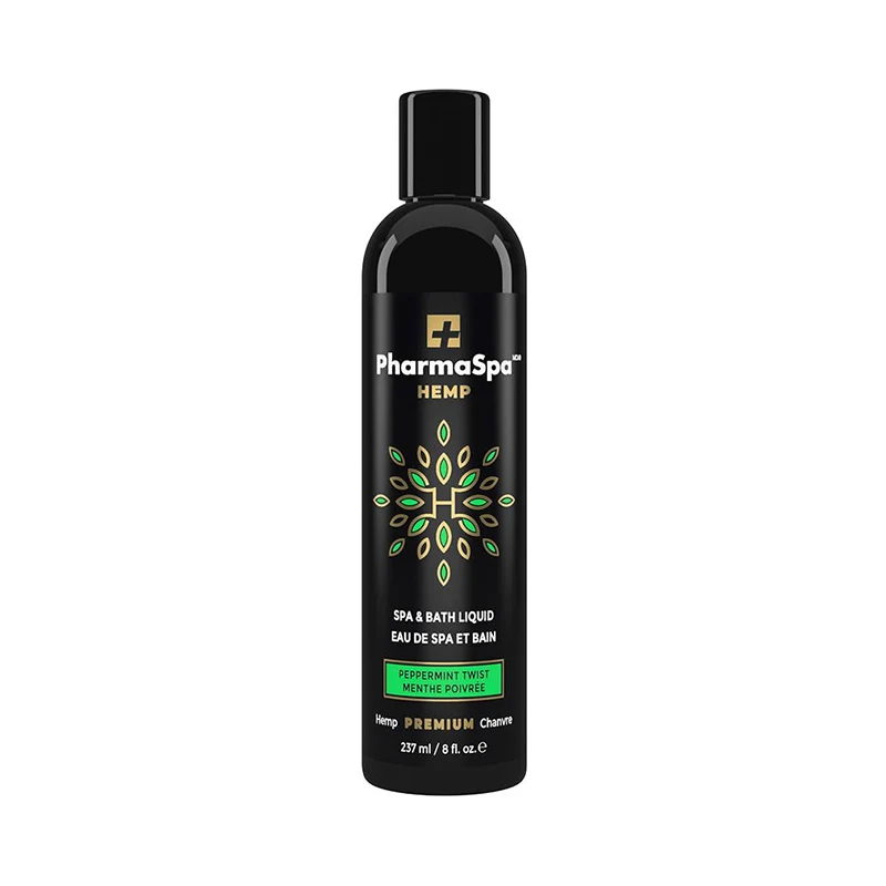Eau pour spa et bain - Chanvre Menthe Poivrée