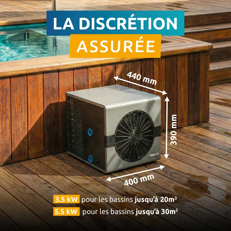 Poolex - Bomba de calor Nano FI para piscina