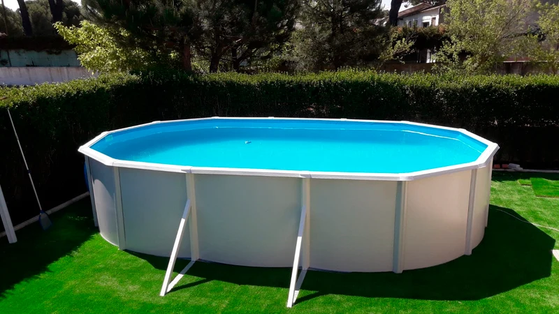 Piscina de Aço Galvanizado TOI QP - Redonda e Oval