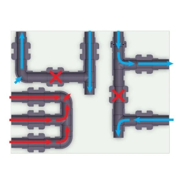 Panneau B Entrées en PVC et by-pass