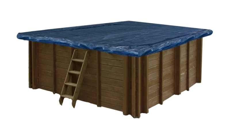 Winterzeil mét Maas voor voor houten zwembad 210 cm x 210 cm