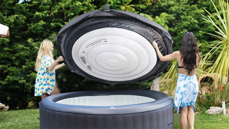 Opblaasbare cover rond - 6 persoons