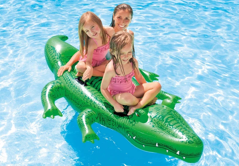 Intex krokodil - 203 cm x 114 cm