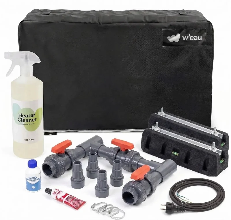 Installatiekit voor de W’eau Full Inverter 20 zwembad warmtepomp – 10,5 kW
