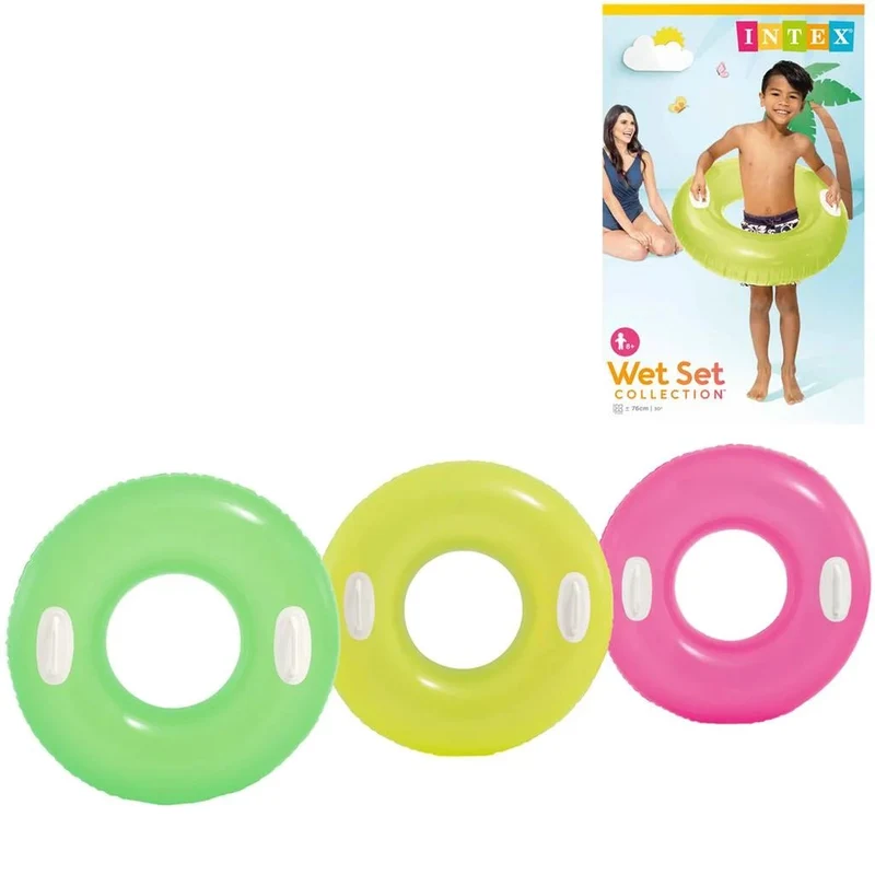 Intex Reuze Zwemband met grepen Ø 76cm - Groen