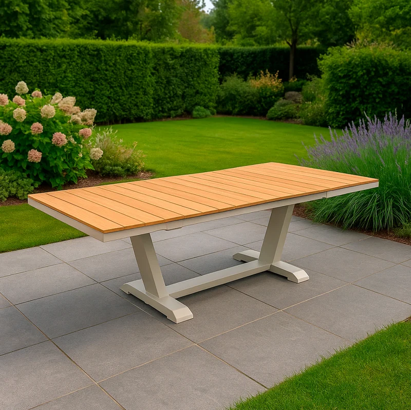 Mesa Retangular TECK Sined 180-240cm