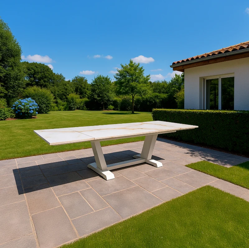 Mesa Retangular TRAVERTINO Sined 180-280cm