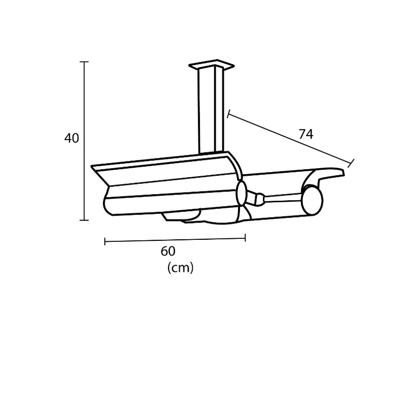 Aquecedor Duplo Infravermelhos Exterior SOFFITTO Sined 4000w
