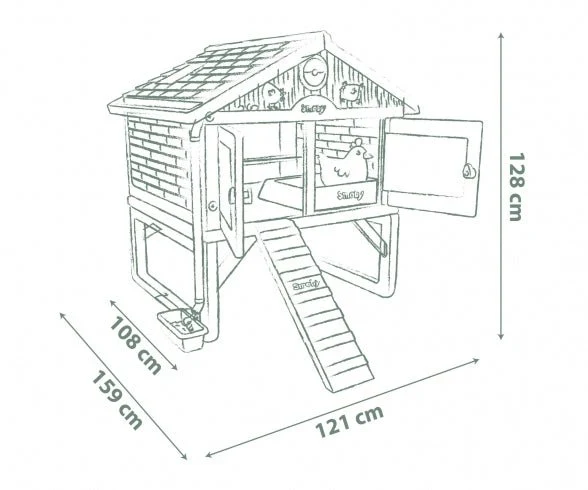 Smoby Kippenhok Cluck Cluck Cottage