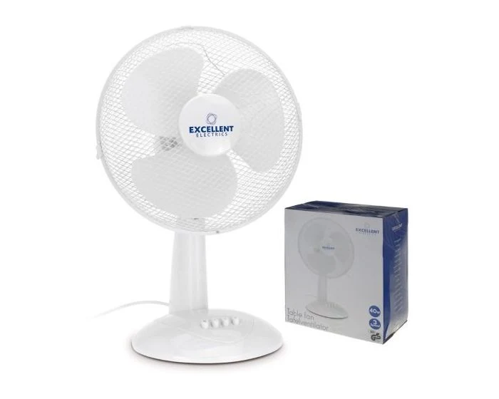Tafelventilator wit 30 cm