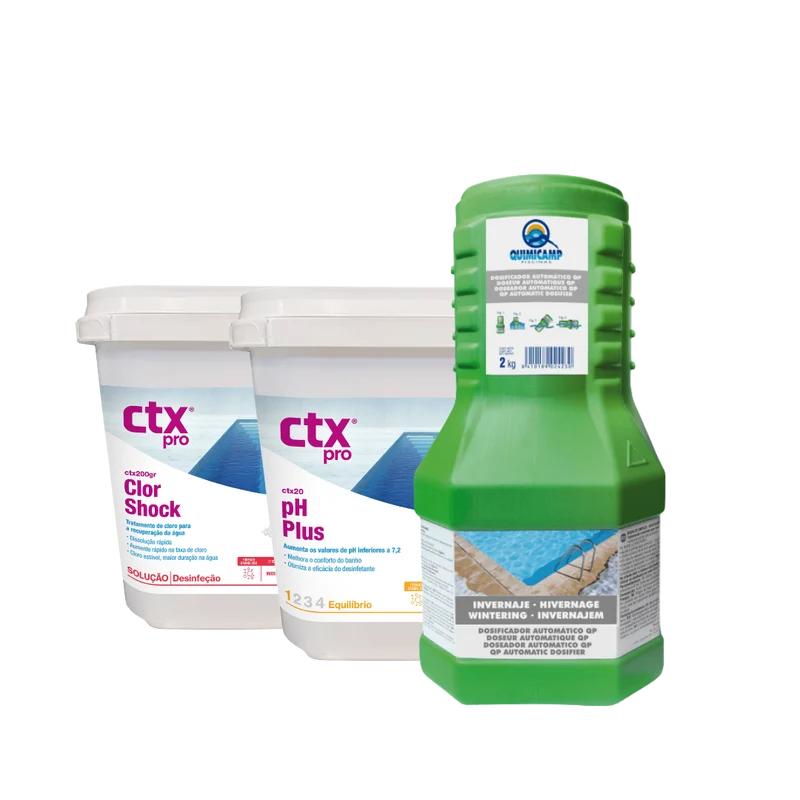 Kit Invernação para piscina com Tratamento Químico