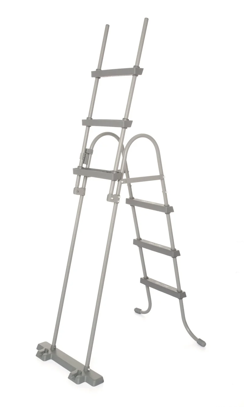 Bestway Power Steel Zwembad Set Ovaal Grijs 427 cm x 250 cm x 100 cm