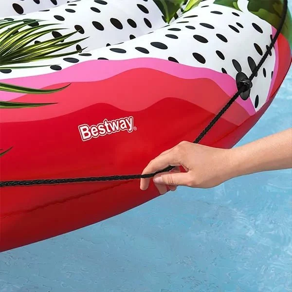 Bestway Luchtbed Fruits of Paradise Island – 2-Persoons Tropisch Zwemparadijs