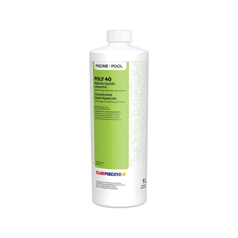 Poly 40% : Algicide liquide concentrée - 1 L