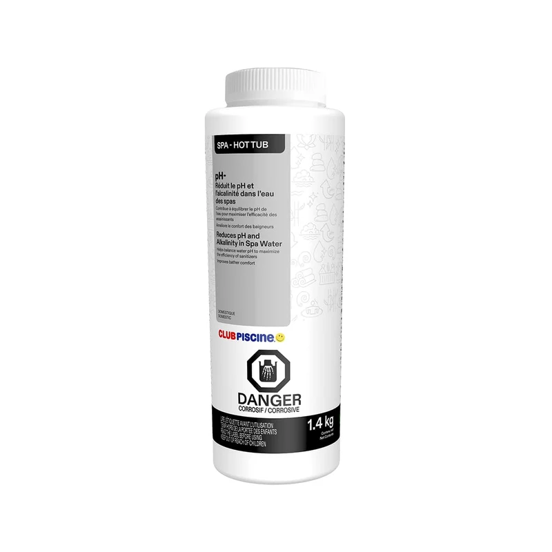 pH- Diminue le pH (en granules) - 1,4 kg