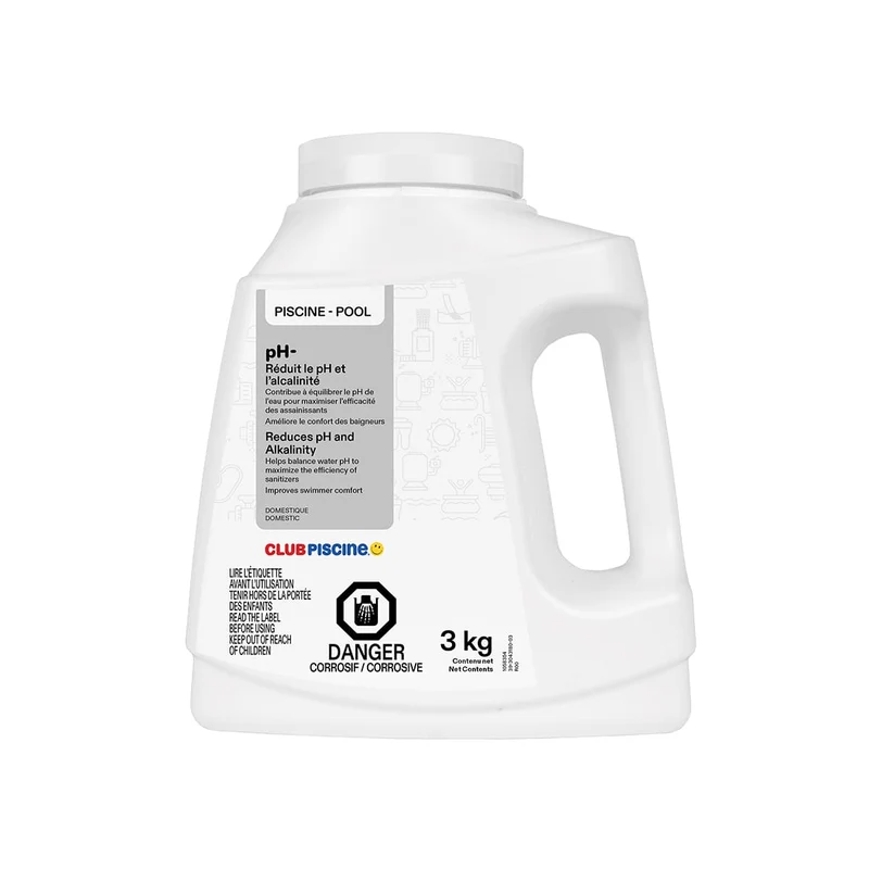 pH- Diminue le pH - 3 kg
