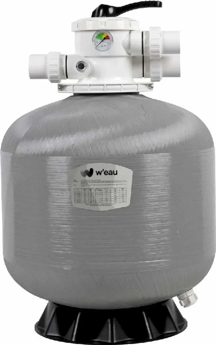W'eau V-400 glasvezelversterkt topmount zandfilter 6m³