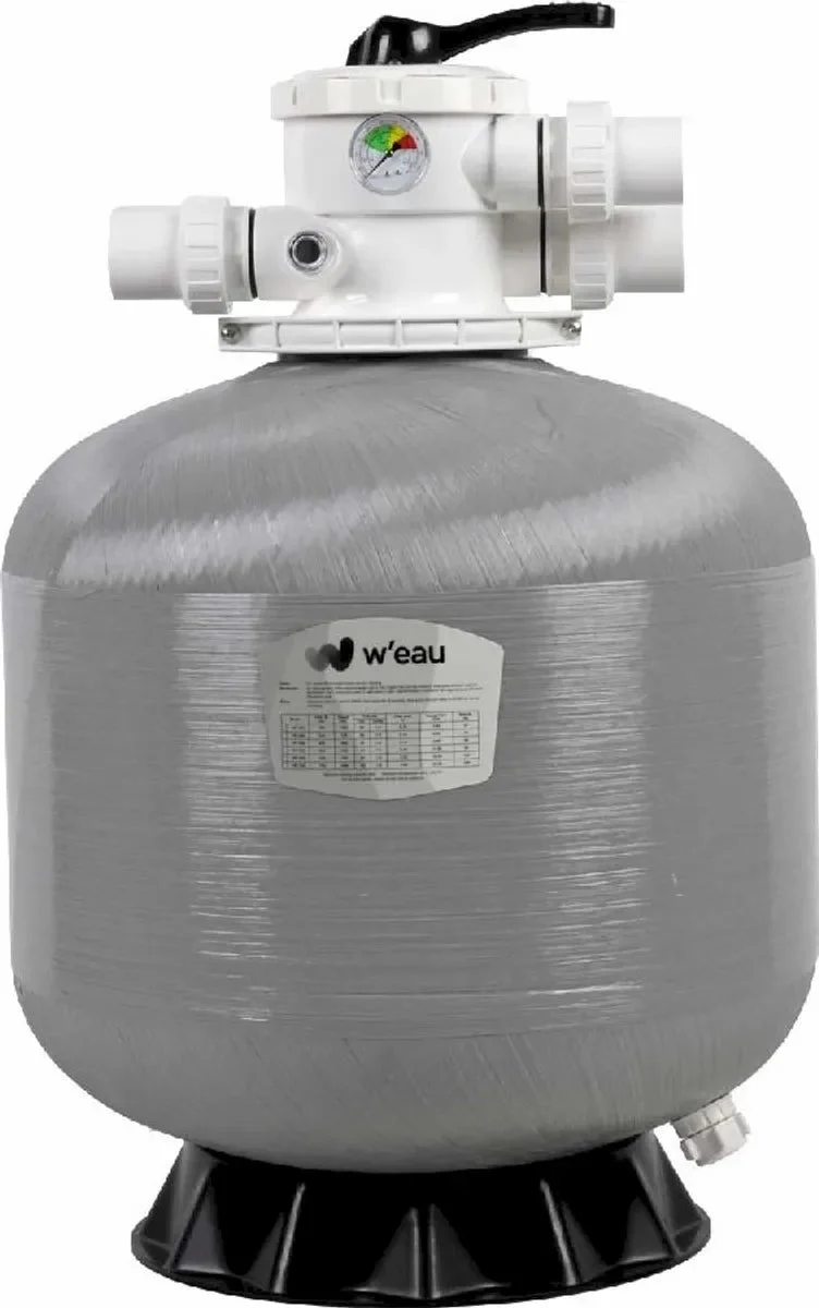 W'eau V-650 glasvezelversterkt topmount zandfilter 16m³