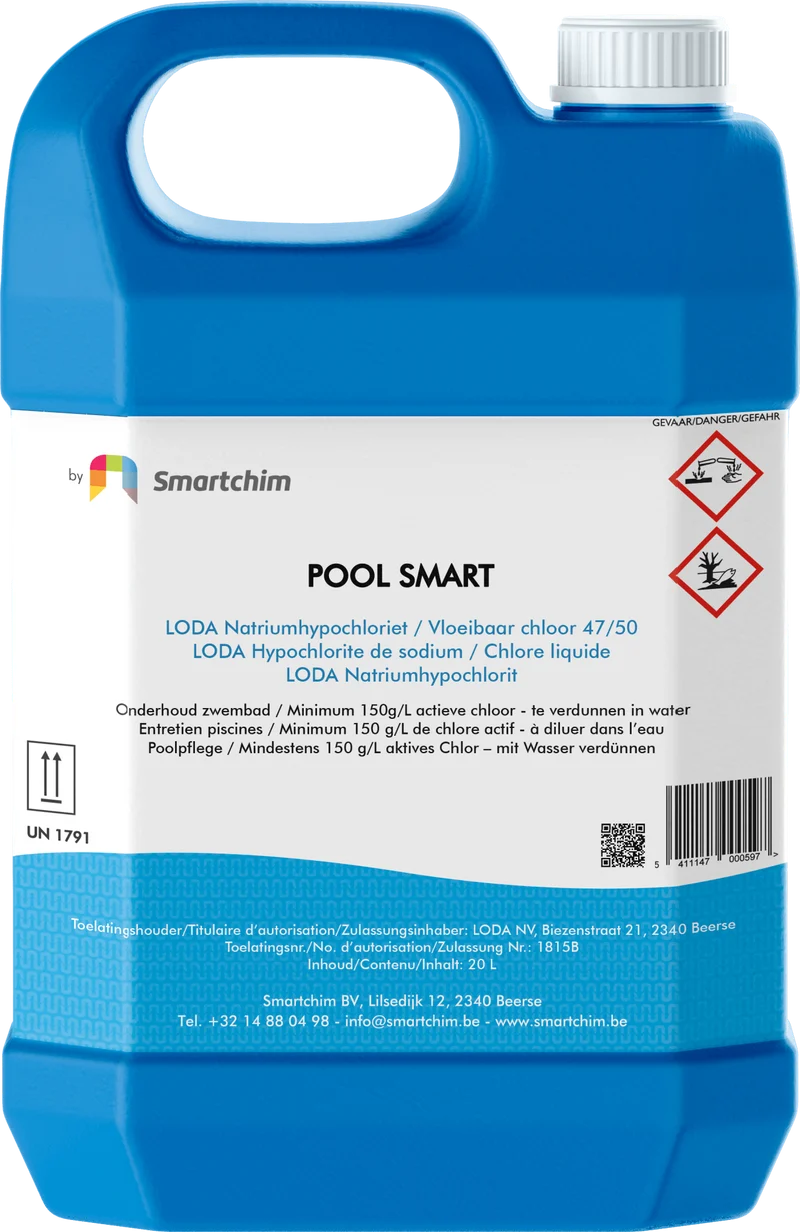 Natriumhypochloriet - Vloeibaar Chloor - 20L