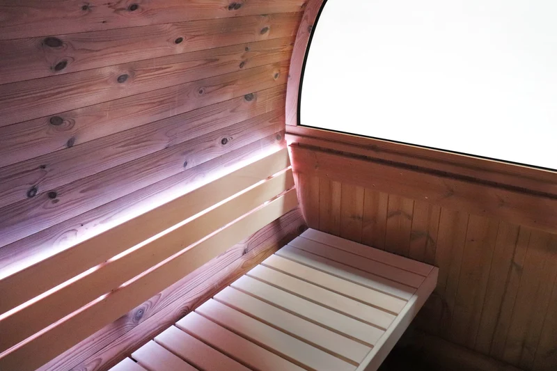 Holl's Onyxia Barrel Thermohout Sauna – Luxe buitensauna voor 6 personen