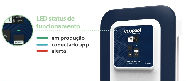 Eletrólise de Sal Ecopool Connect