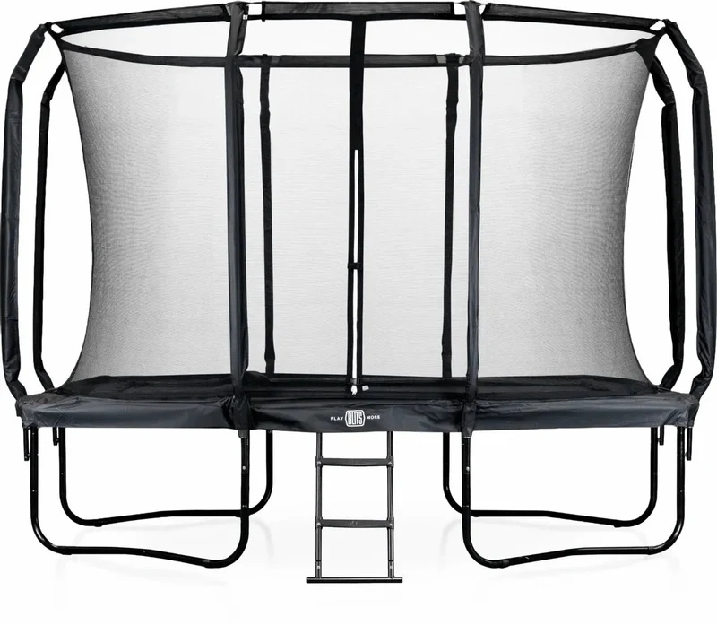 BLITS Urban trampoline - 366 x 244 cm - Zwart