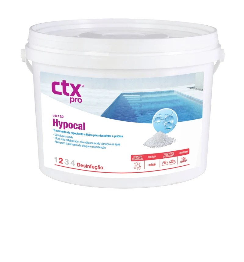 CTX-120 Hypocal (Cloro não estabilizado) - Hipoclorito de Cálcio