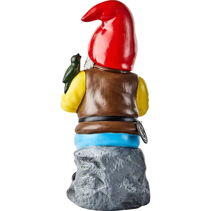 Nain de Jardin "Wendelin" - Joueur de Flûte - 18 X 14 X 31CM