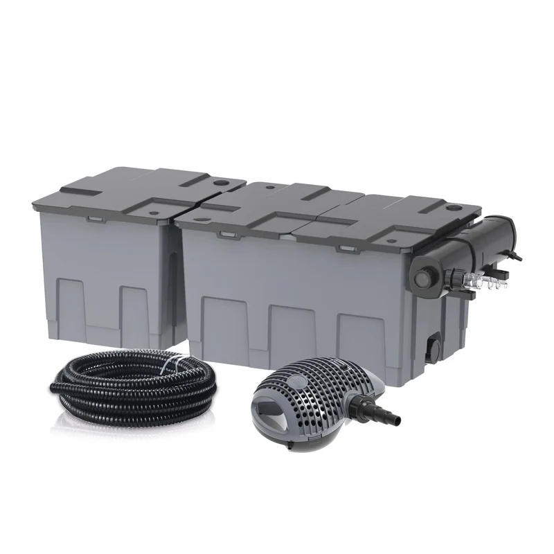 Kit de Filtration Continue pour Bassin 40 m³ – 10 000 l/h avec Lampe UVC 36W