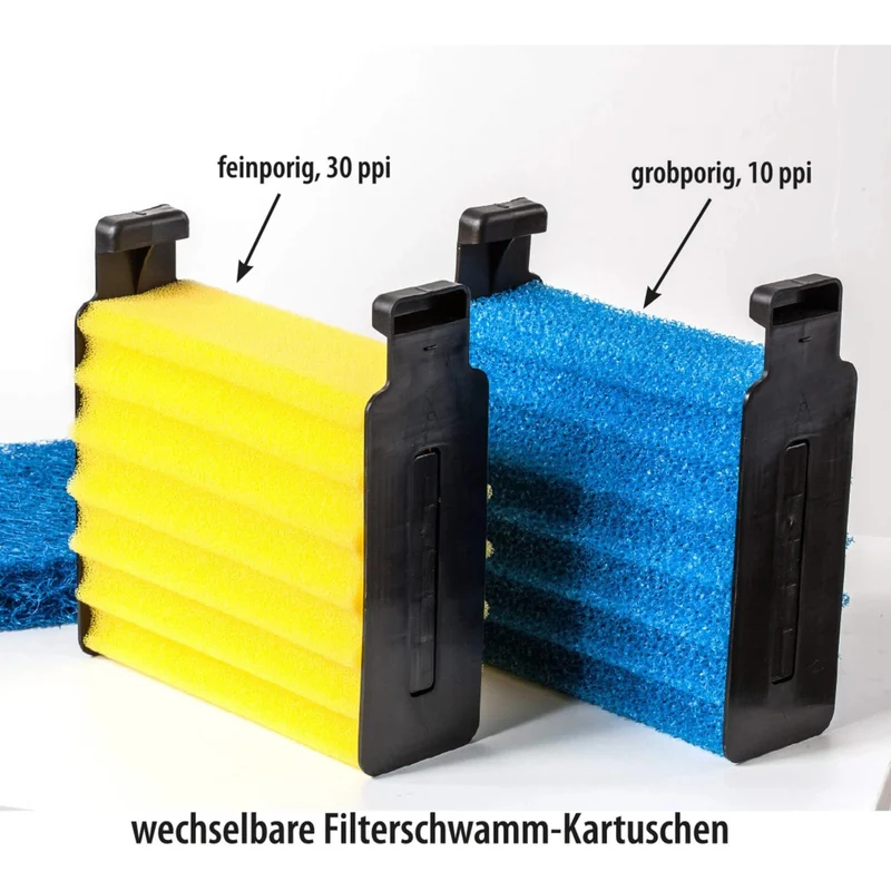 Heissner Filtre à Débit Continu FPU10100-00 avec Clarificateur UV-C 9W – Filtration Efficace pour Bassin et Étang