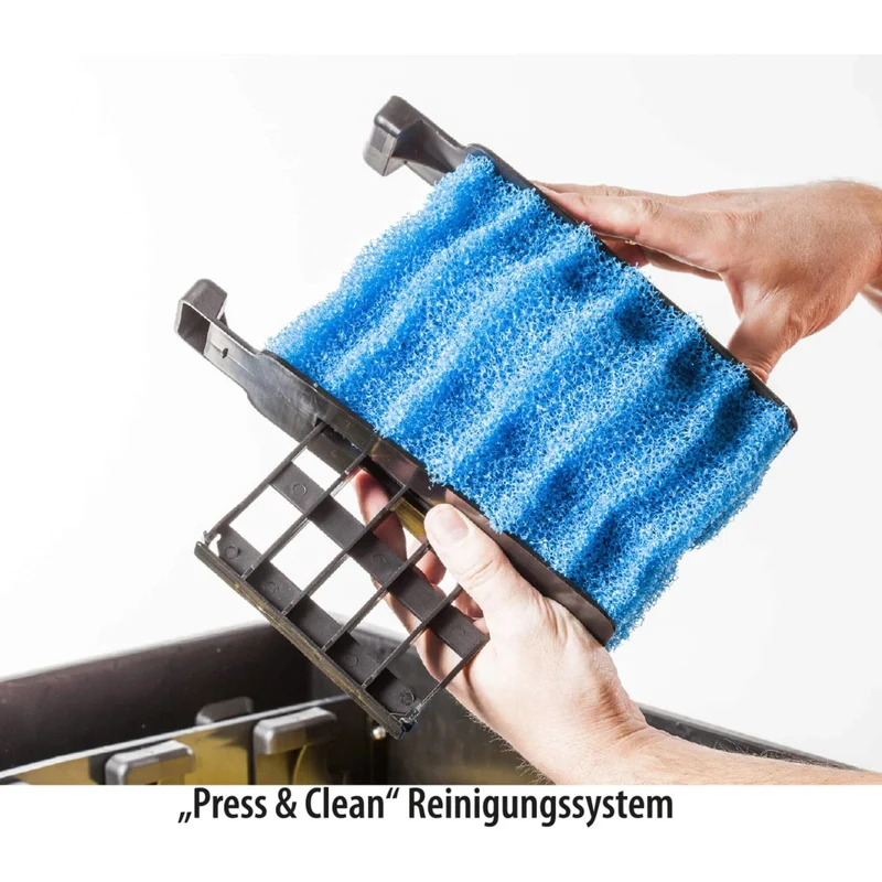 Heissner Filtre à Débit Continu FPU10100-00 avec Clarificateur UV-C 9W – Filtration Efficace pour Bassin et Étang