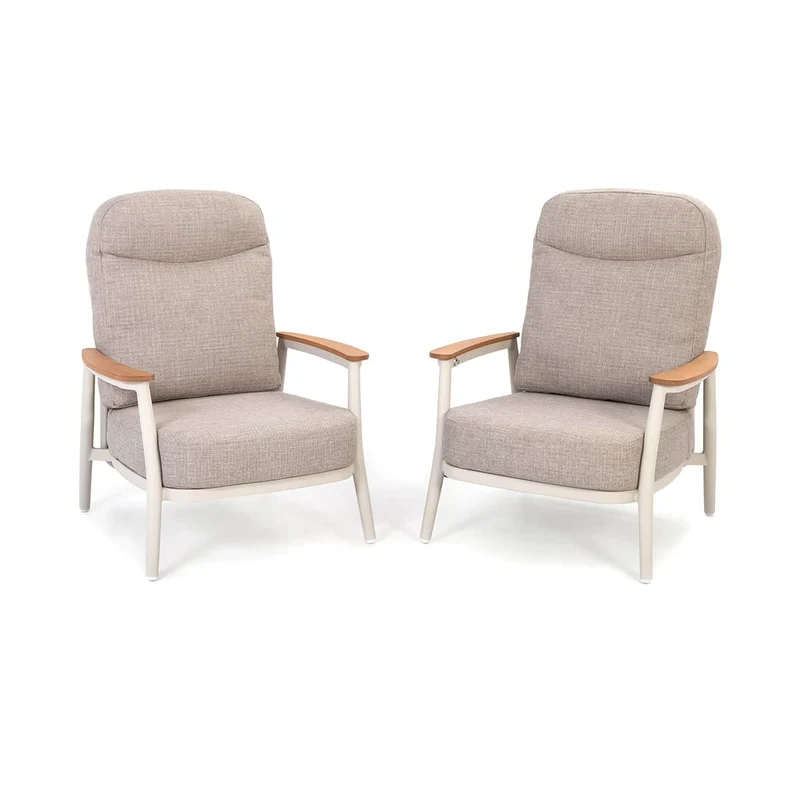 Fauteuil club extérieur Sora