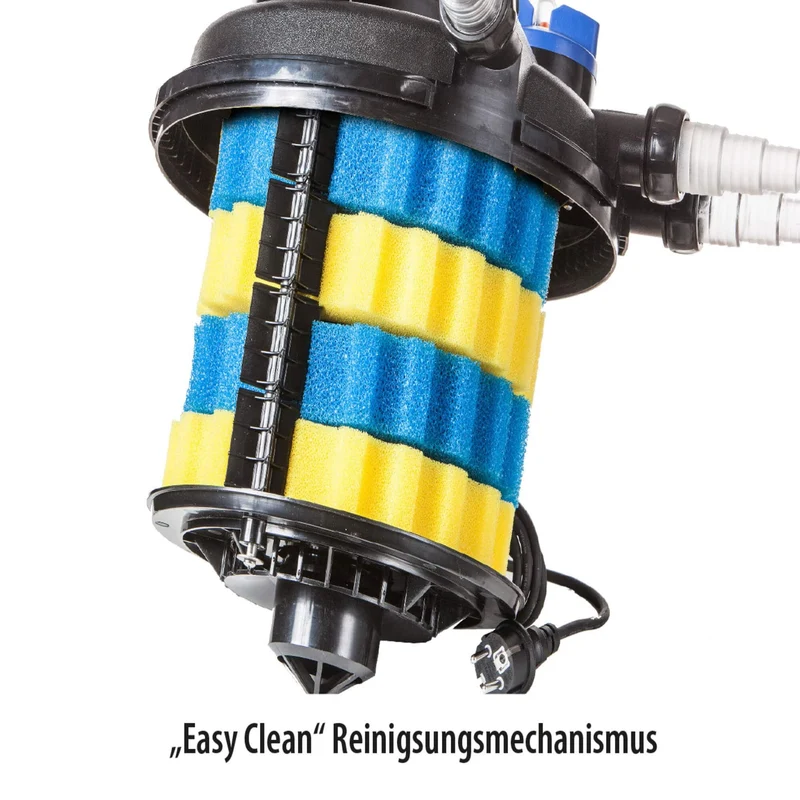 Heissner Filtre à Pression HLF4000-00 avec Pompe et Clarificateur UV-C 7W – Kit de Filtration pour Bassin