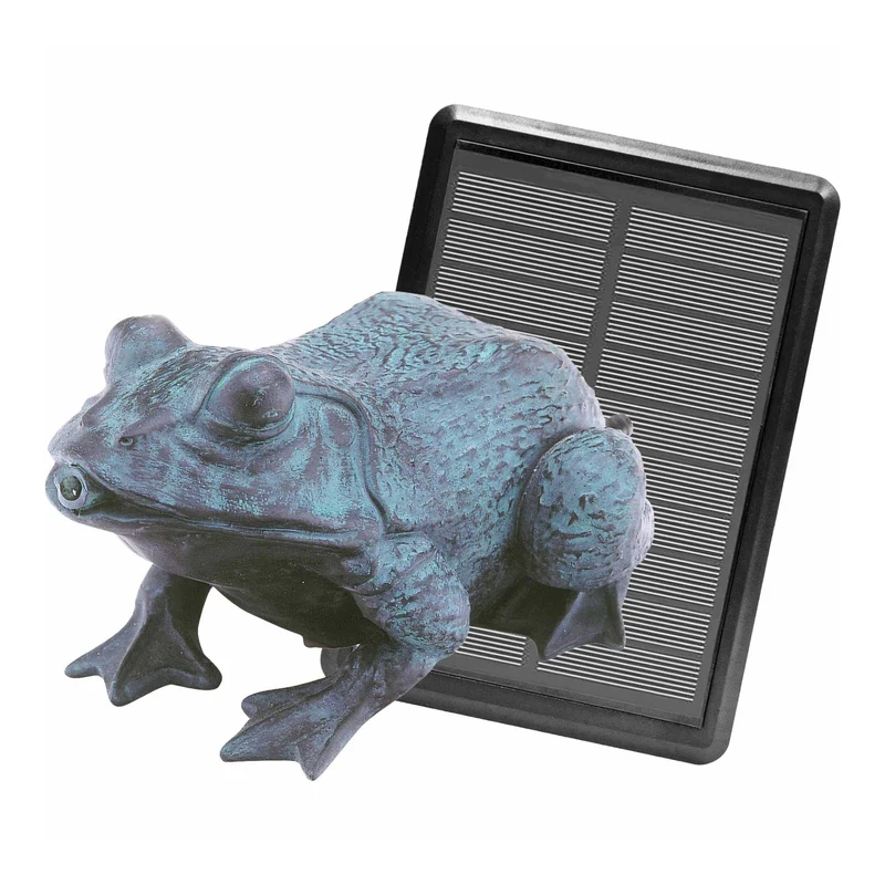 Gargouille Grenouille Kit Solaire - Avec Pompe & Panneau Solaire - 250L/H