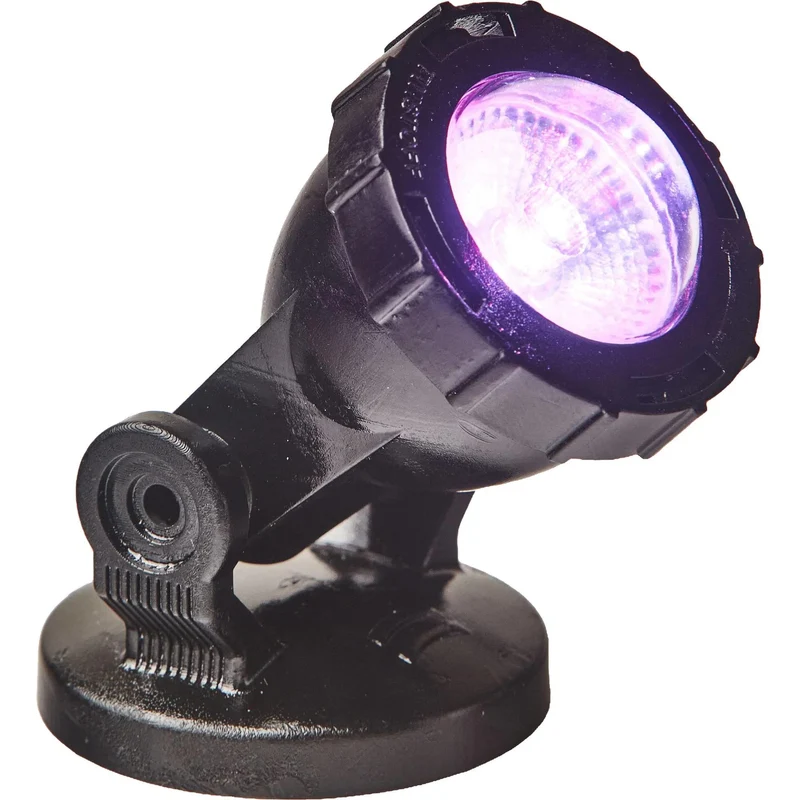 Heissner Éclairage Solaire pour Bassin et Jardin RGB – Set de 3 Lampes LED avec Batterie Rechargeable
