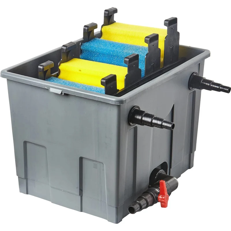 Kit de Filtration Solaire pour Bassin Set 8M³ – Pompe 3000 l/h avec 2 x 20W Panneaux Solaires