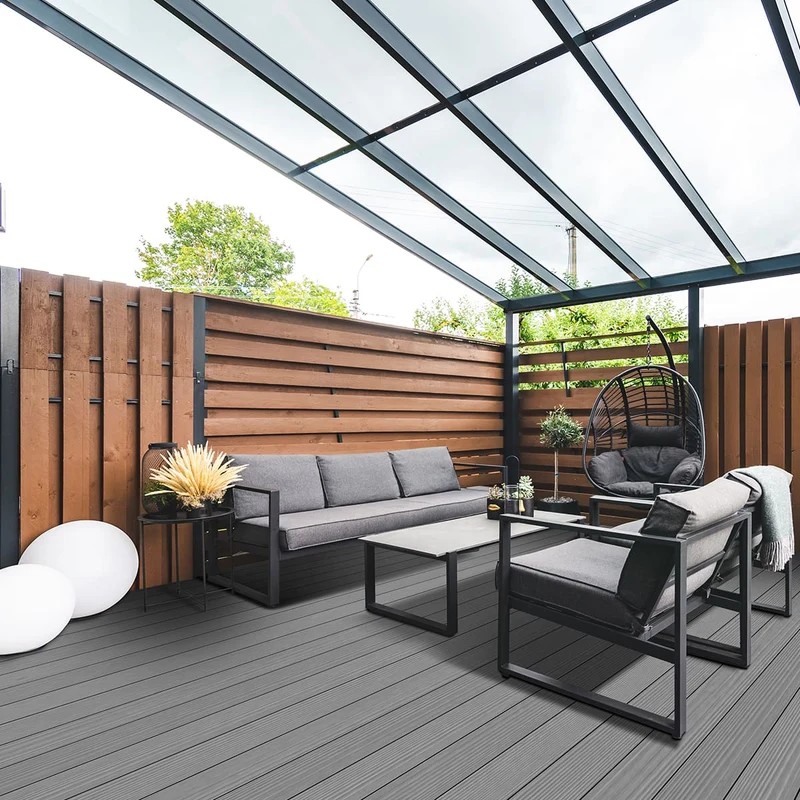 Planche de terrasse réversible en composite - 16 pi