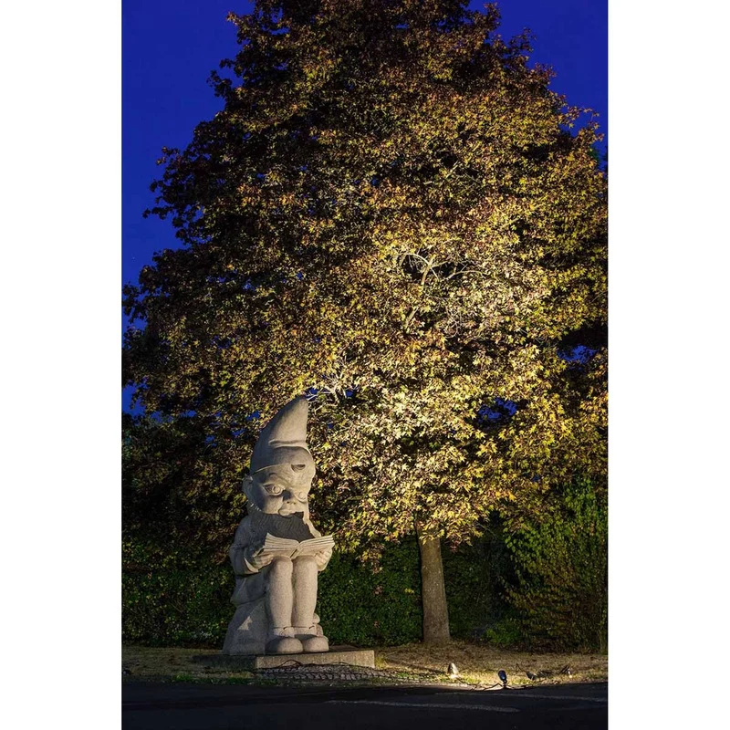 Heissner Spot LED Smart Light 9 Watt Noir – Éclairage Haute Puissance pour Bassin et Jardin