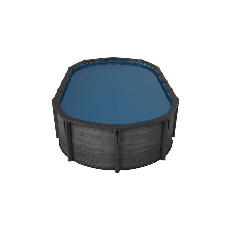 Piscine hors terre Pine Concrete - Ovale